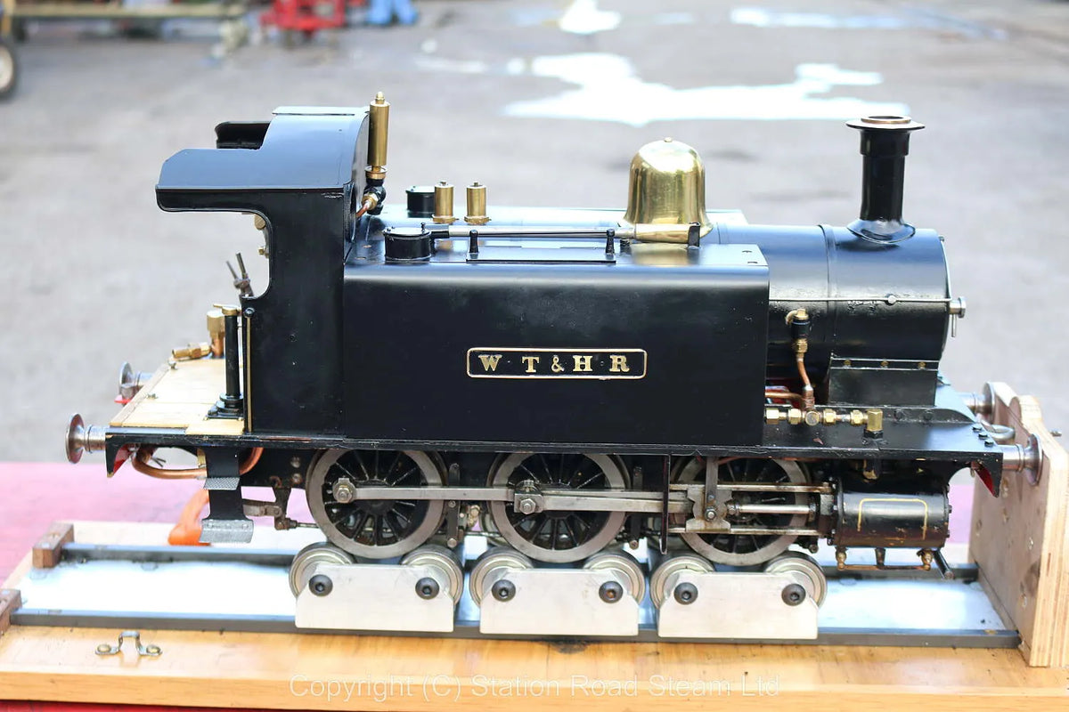 3 1/2 inch gauge "Rob Roy" 0-6-0T with rolling road