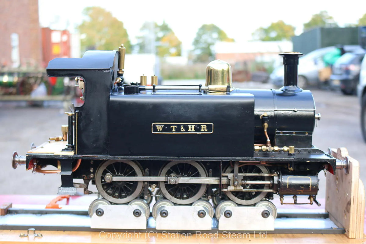 3 1/2 inch gauge "Rob Roy" 0-6-0T with rolling road
