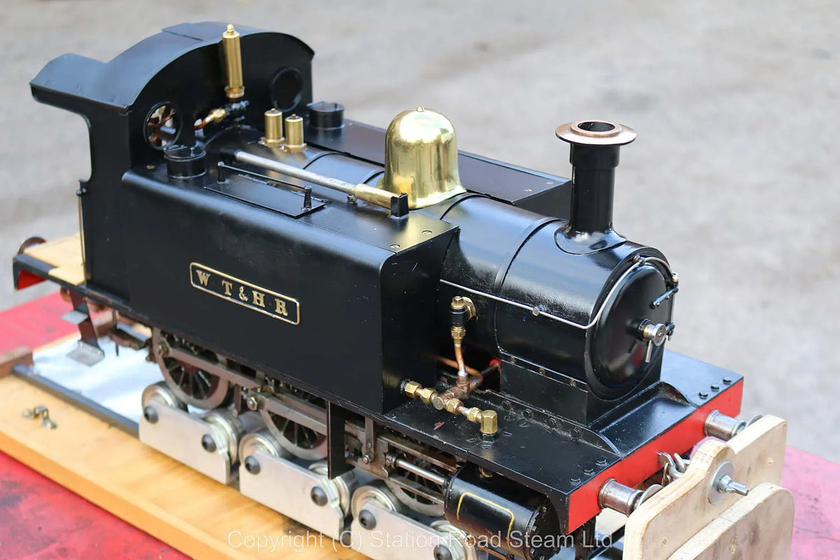 3 1/2 inch gauge "Rob Roy" 0-6-0T with rolling road