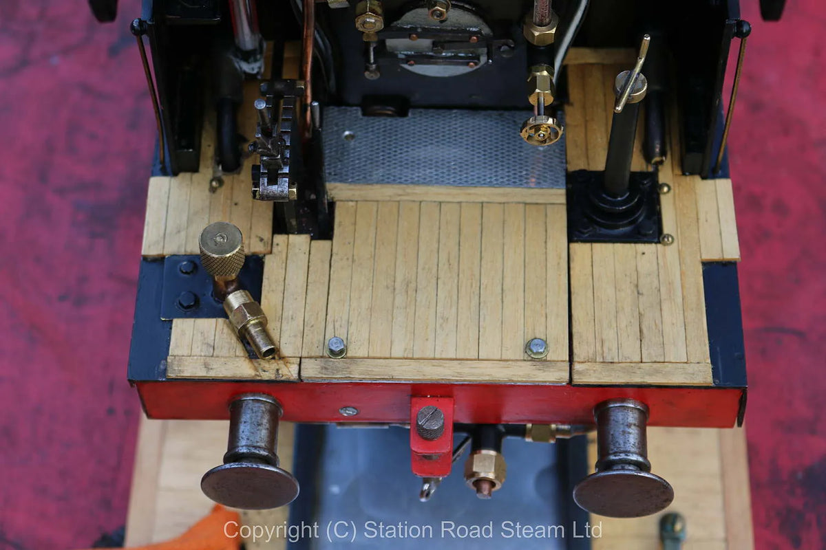 3 1/2 inch gauge "Rob Roy" 0-6-0T with rolling road