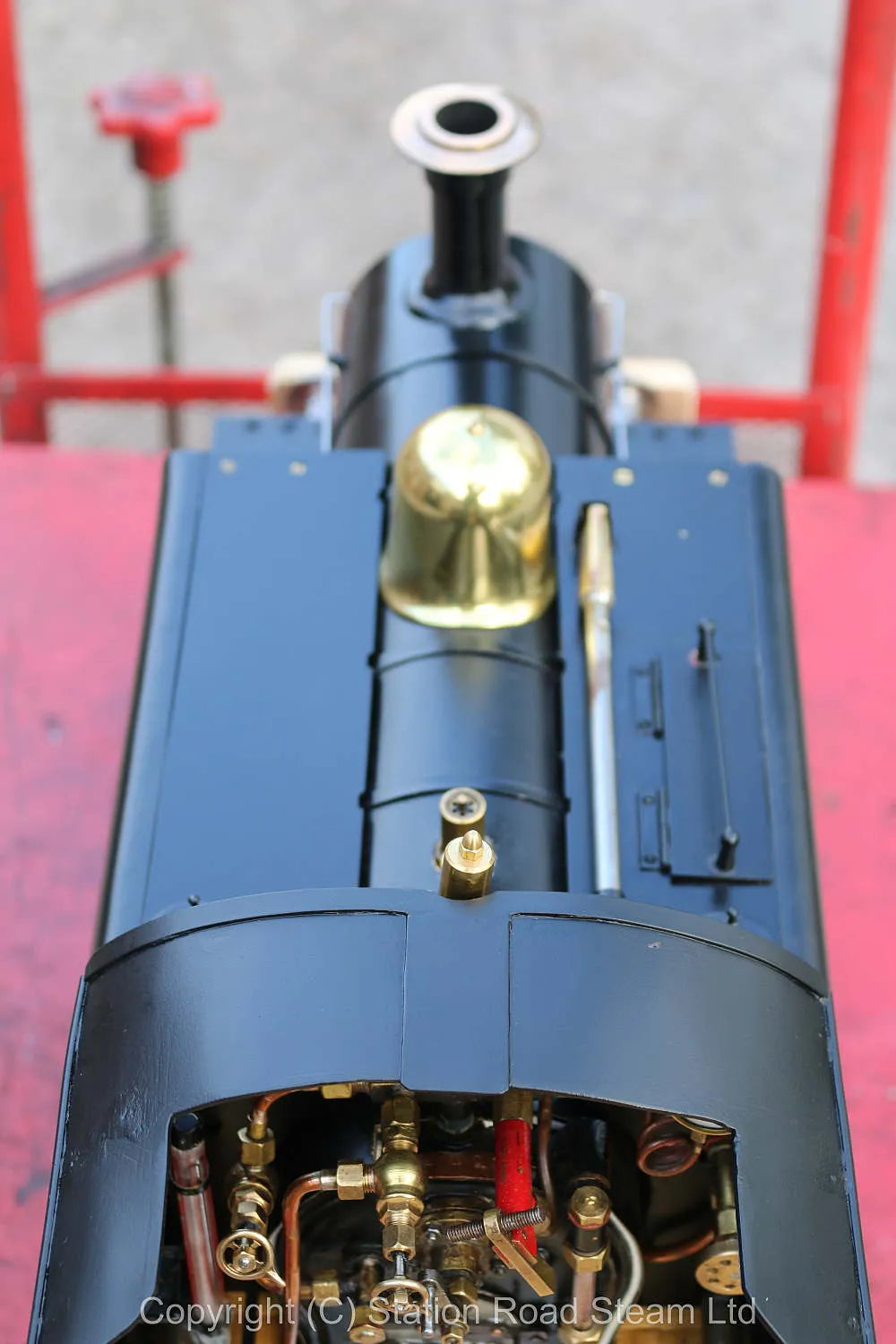 3 1/2 inch gauge "Rob Roy" 0-6-0T with rolling road