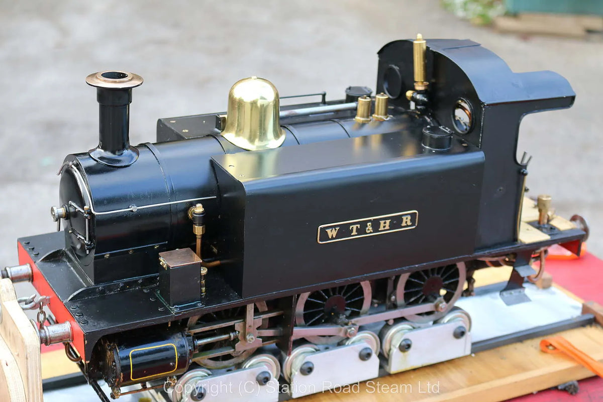 3 1/2 inch gauge "Rob Roy" 0-6-0T with rolling road