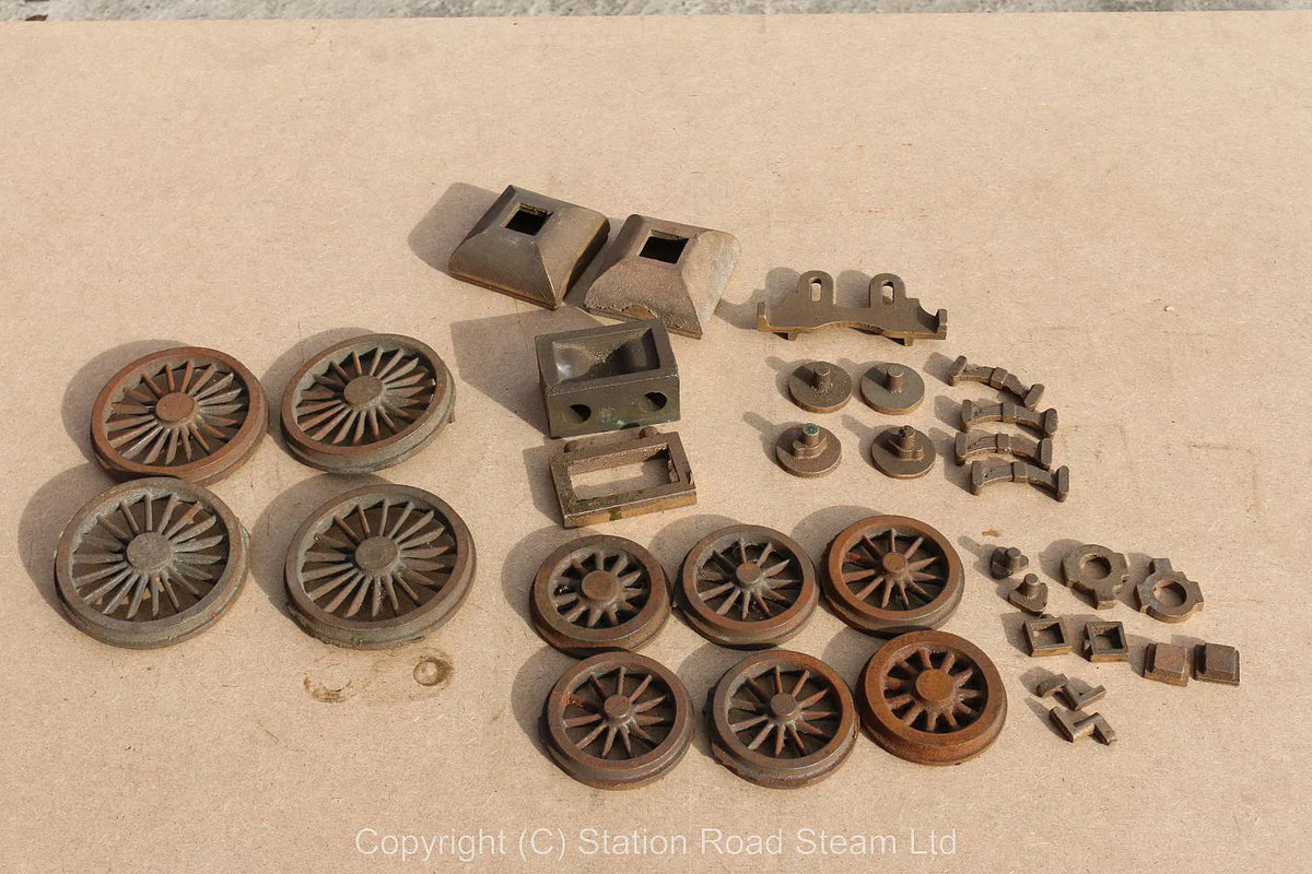 3 1/2 inch gauge Liverpool & Manchester "Lion" castings