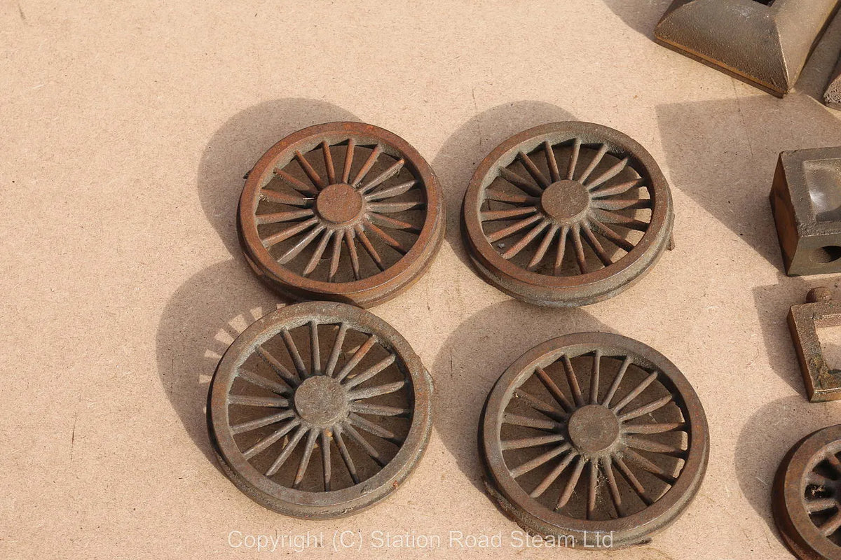 3 1/2 inch gauge Liverpool & Manchester "Lion" castings
