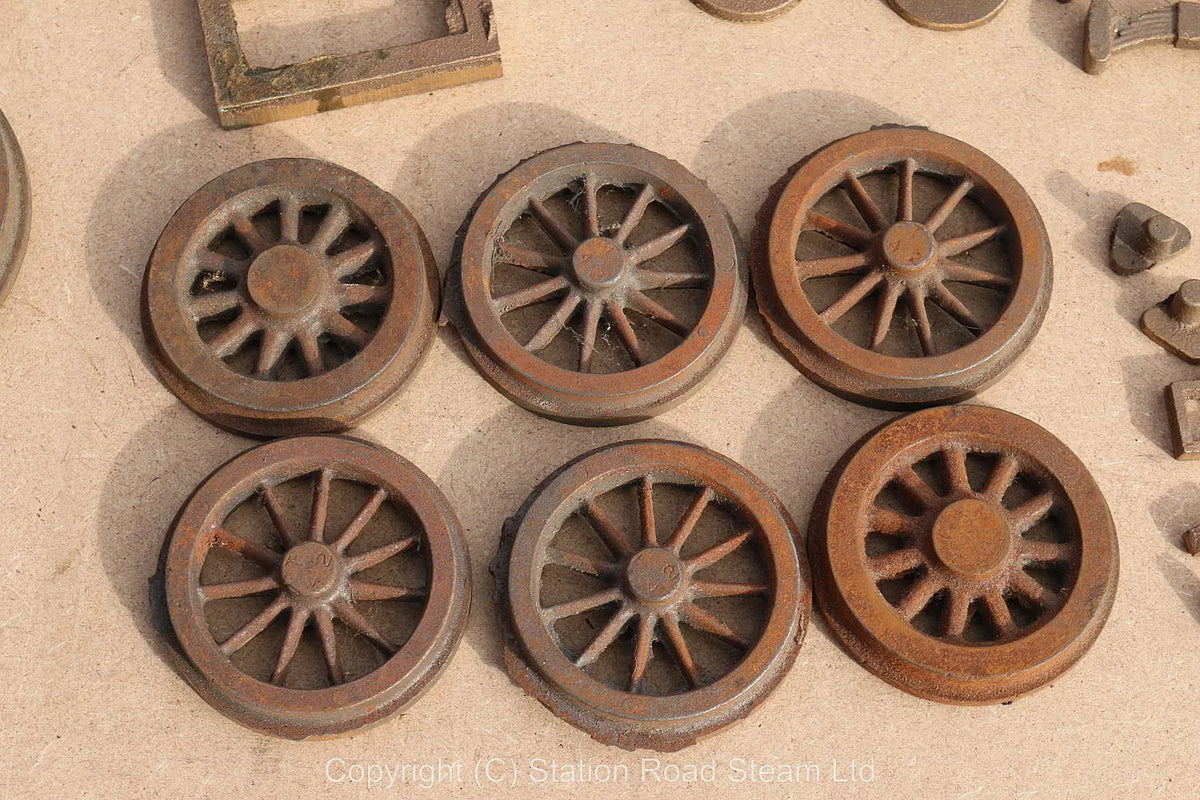 3 1/2 inch gauge Liverpool & Manchester "Lion" castings