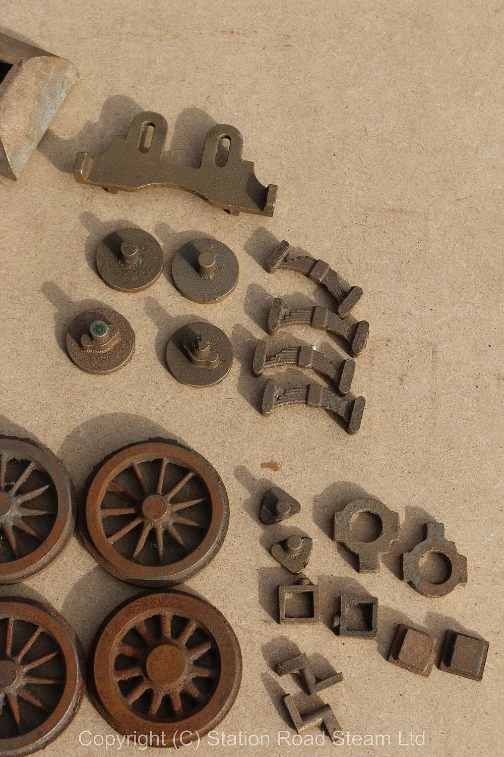 3 1/2 inch gauge Liverpool & Manchester "Lion" castings