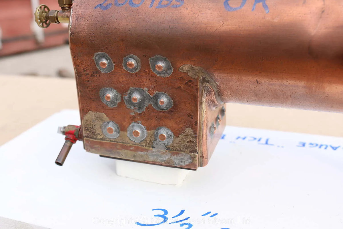 3 1/2 inch gauge "Tich" 0-4-0T boiler & castings