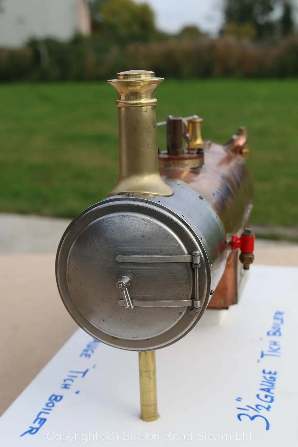 3 1/2 inch gauge "Tich" 0-4-0T boiler & castings