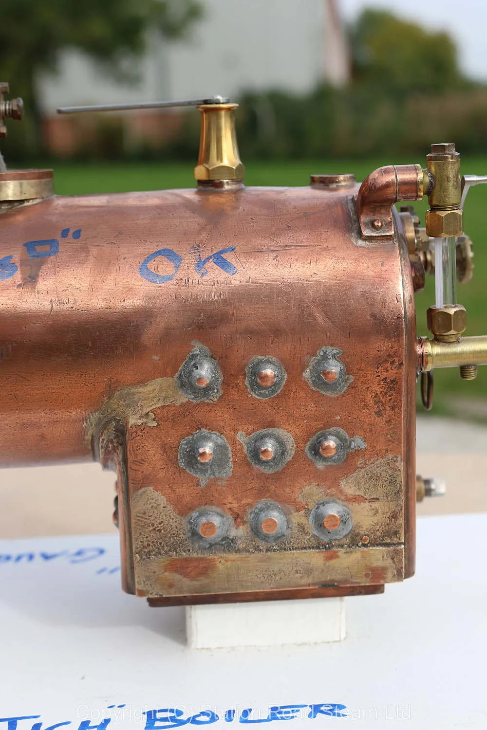 3 1/2 inch gauge "Tich" 0-4-0T boiler & castings