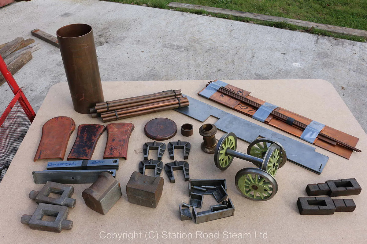 5 inch gauge "Ajax" 0-4-0T flanged boiler kit & castings (2 of 2)