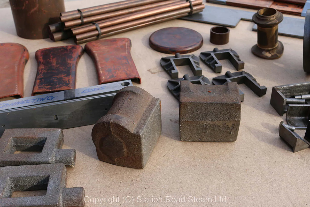 5 inch gauge "Ajax" 0-4-0T flanged boiler kit & castings (2 of 2)