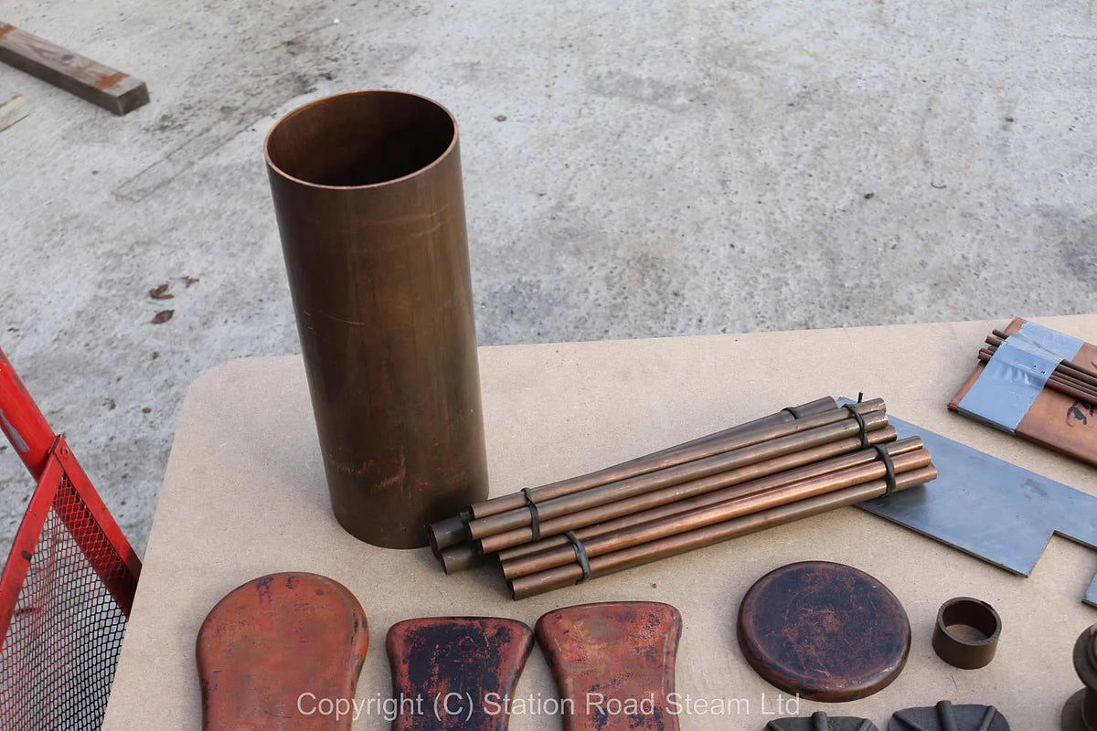 5 inch gauge "Ajax" 0-4-0T flanged boiler kit & castings (2 of 2)
