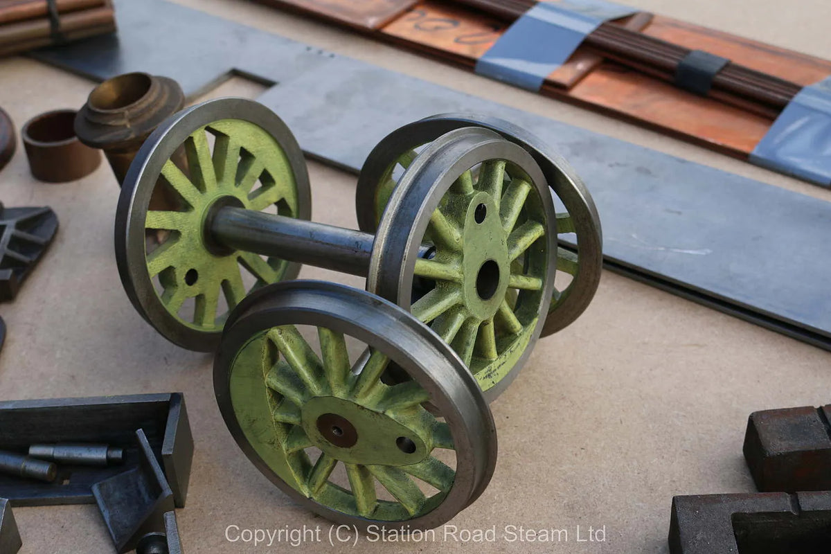 5 inch gauge "Ajax" 0-4-0T flanged boiler kit & castings (2 of 2)