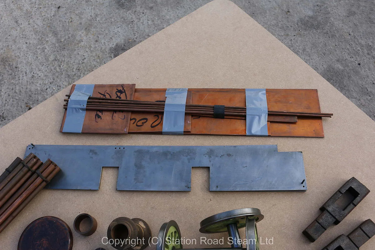 5 inch gauge "Ajax" 0-4-0T flanged boiler kit & castings (2 of 2)