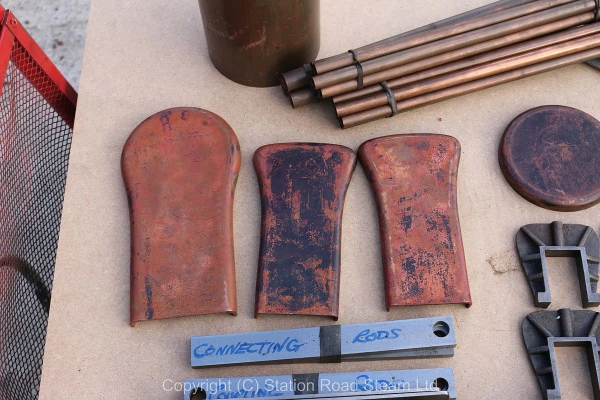 5 inch gauge "Ajax" 0-4-0T flanged boiler kit & castings (2 of 2)