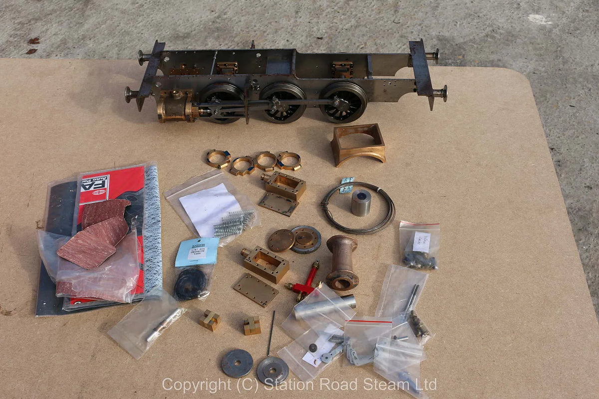 3 1/2 inch gauge Rob Roy 0-6-0T chassis & parts