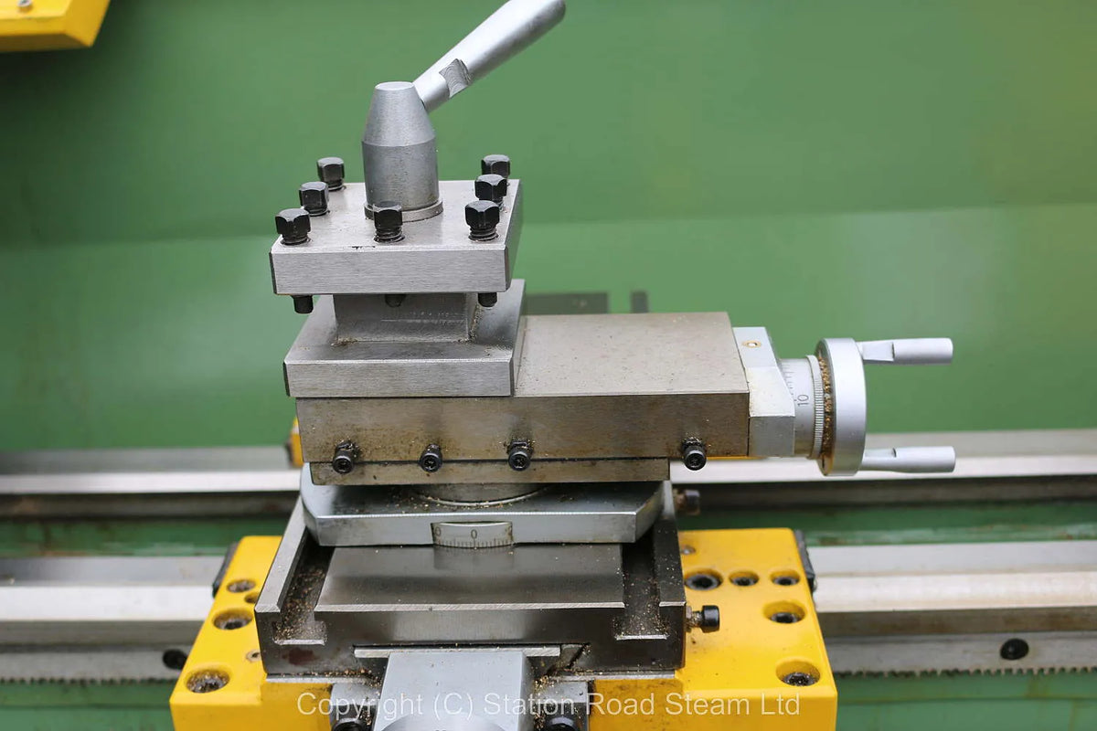 Warco WM250 lathe with cabinet stand