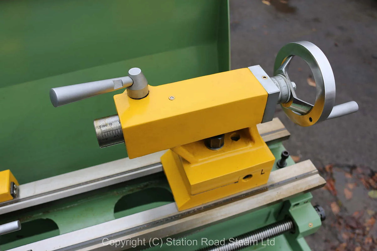 Warco WM250 lathe with cabinet stand