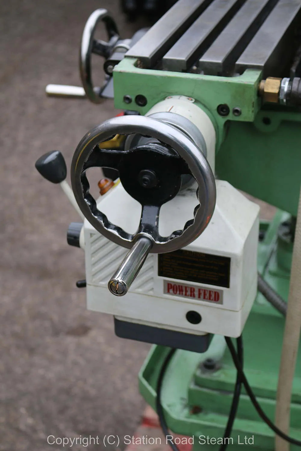 Warco VMC mill with power table feed