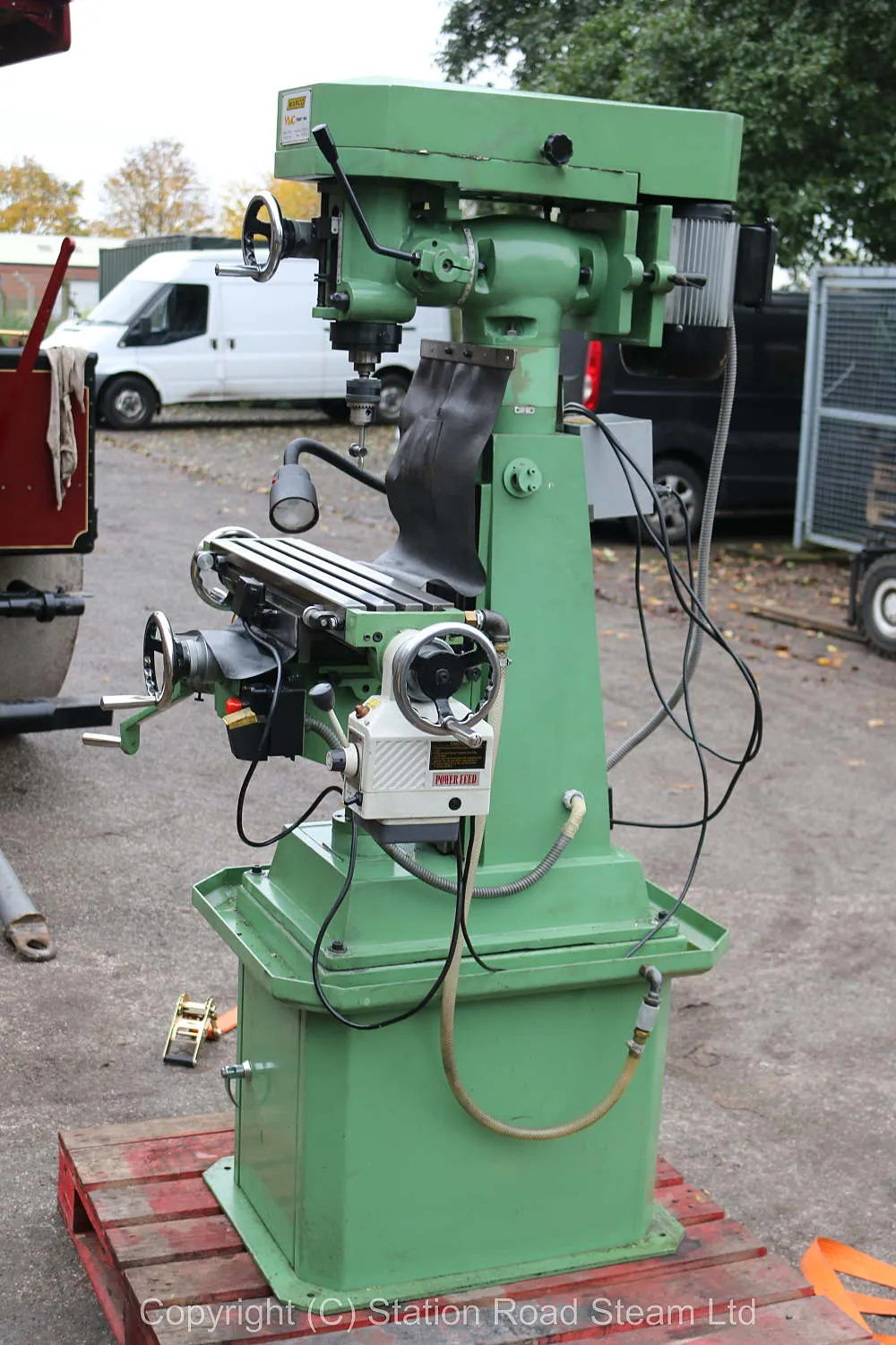 Warco VMC mill with power table feed
