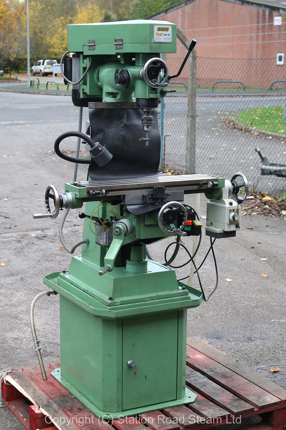Warco VMC mill with power table feed