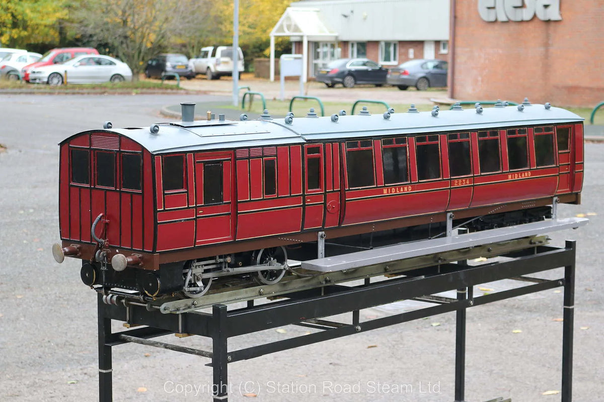 7 1/4 inch gauge Midland Railway steam motor carriage