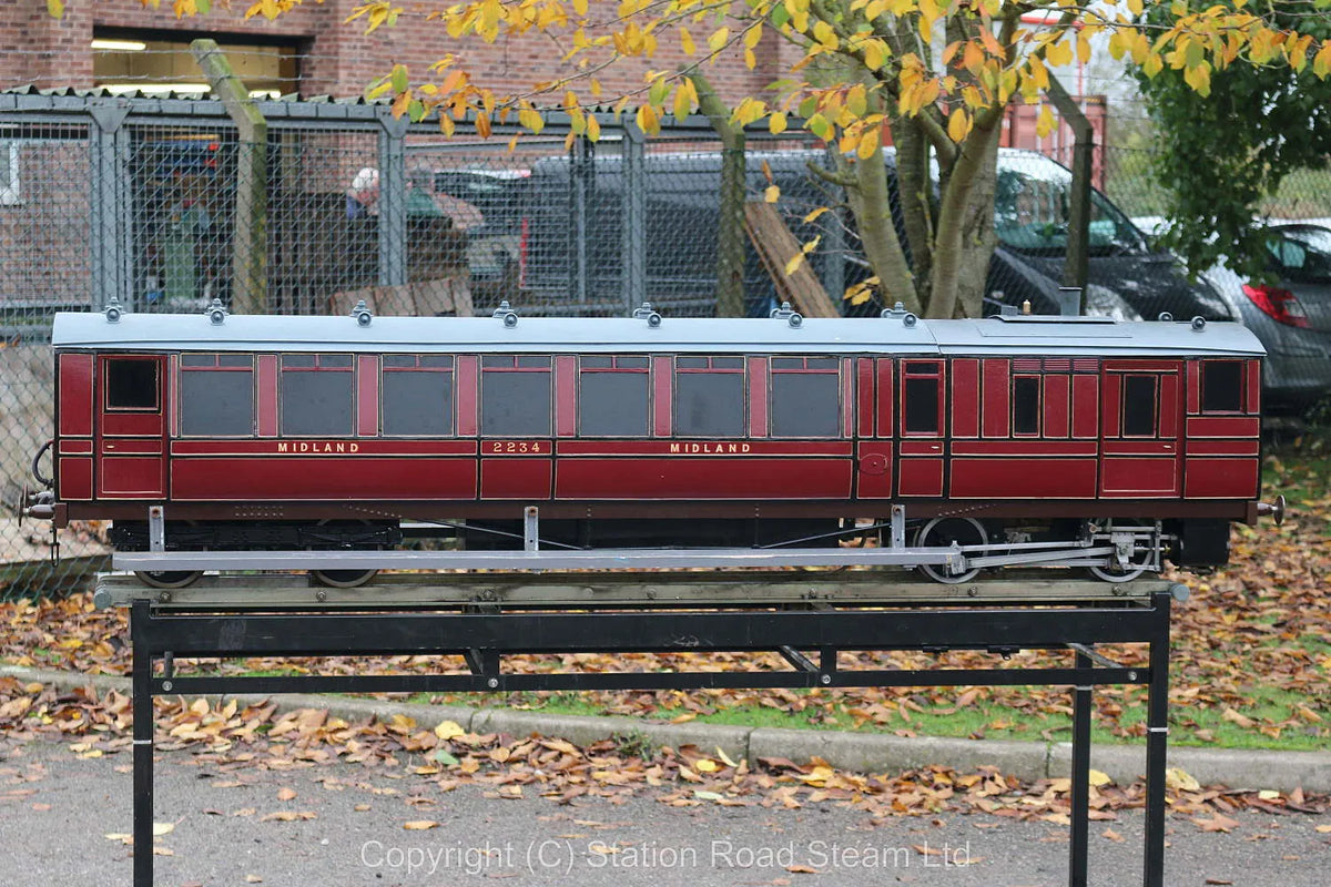 7 1/4 inch gauge Midland Railway steam motor carriage