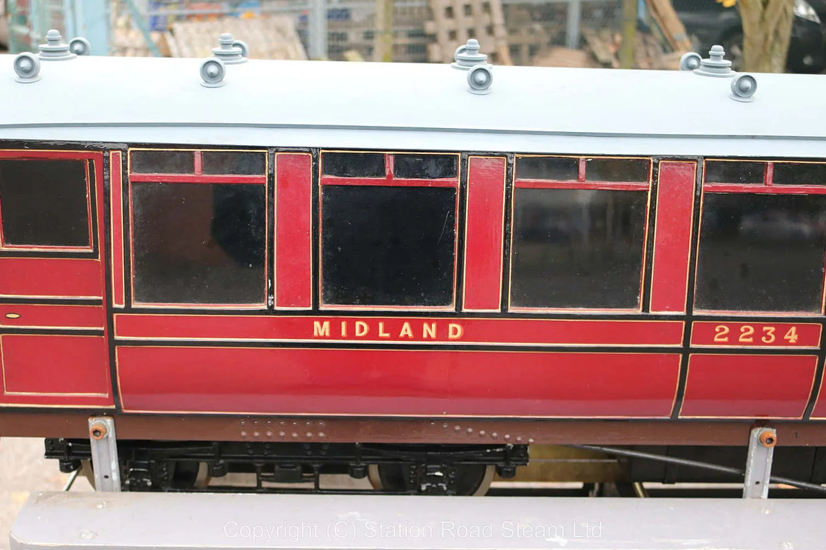 7 1/4 inch gauge Midland Railway steam motor carriage