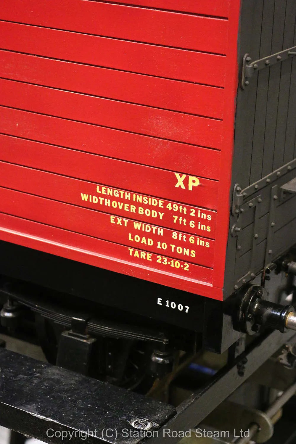 7 1/4 inch gauge North British parcels van