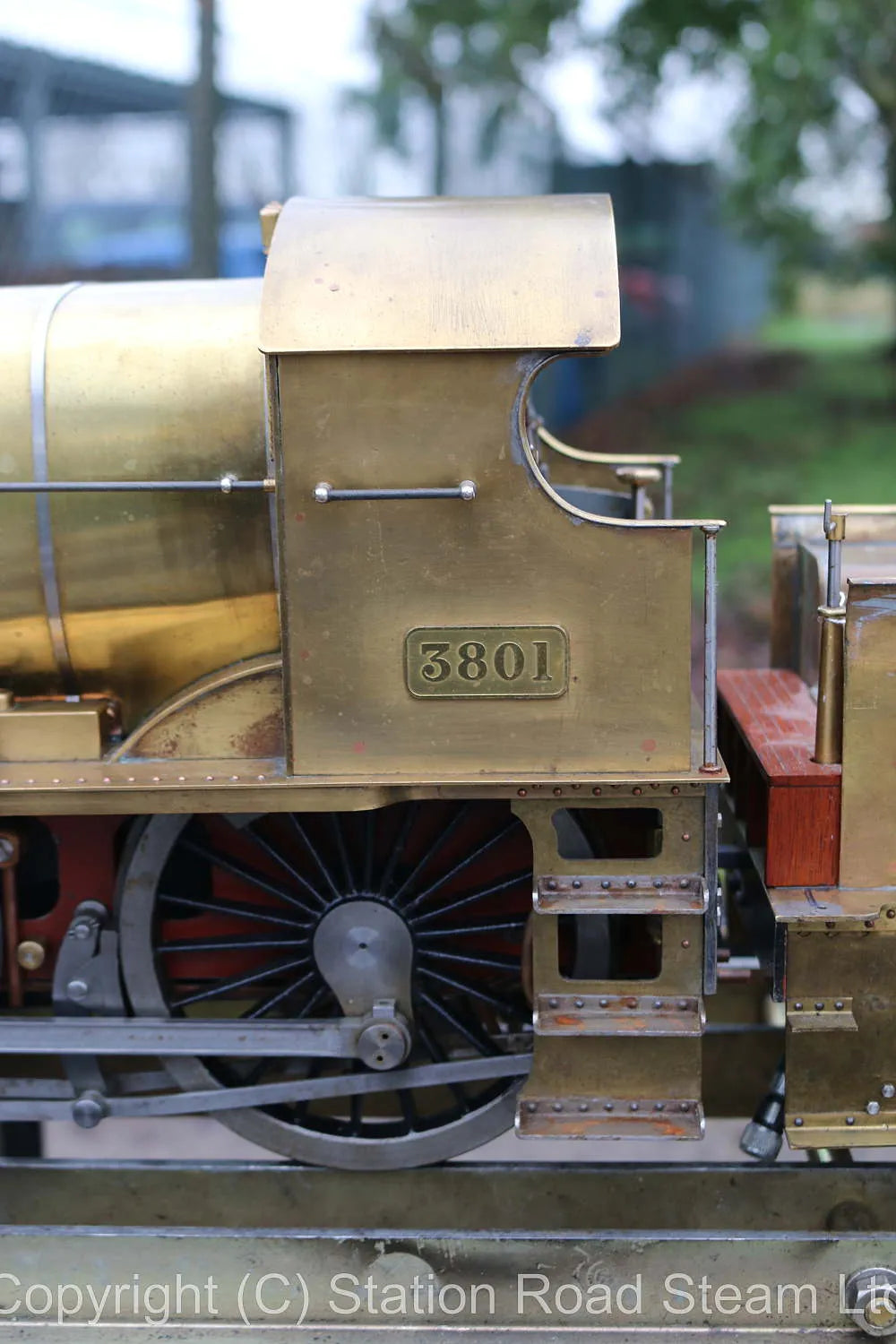 3 1/2 inch gauge GWR "County Carlow" 4-4-0
