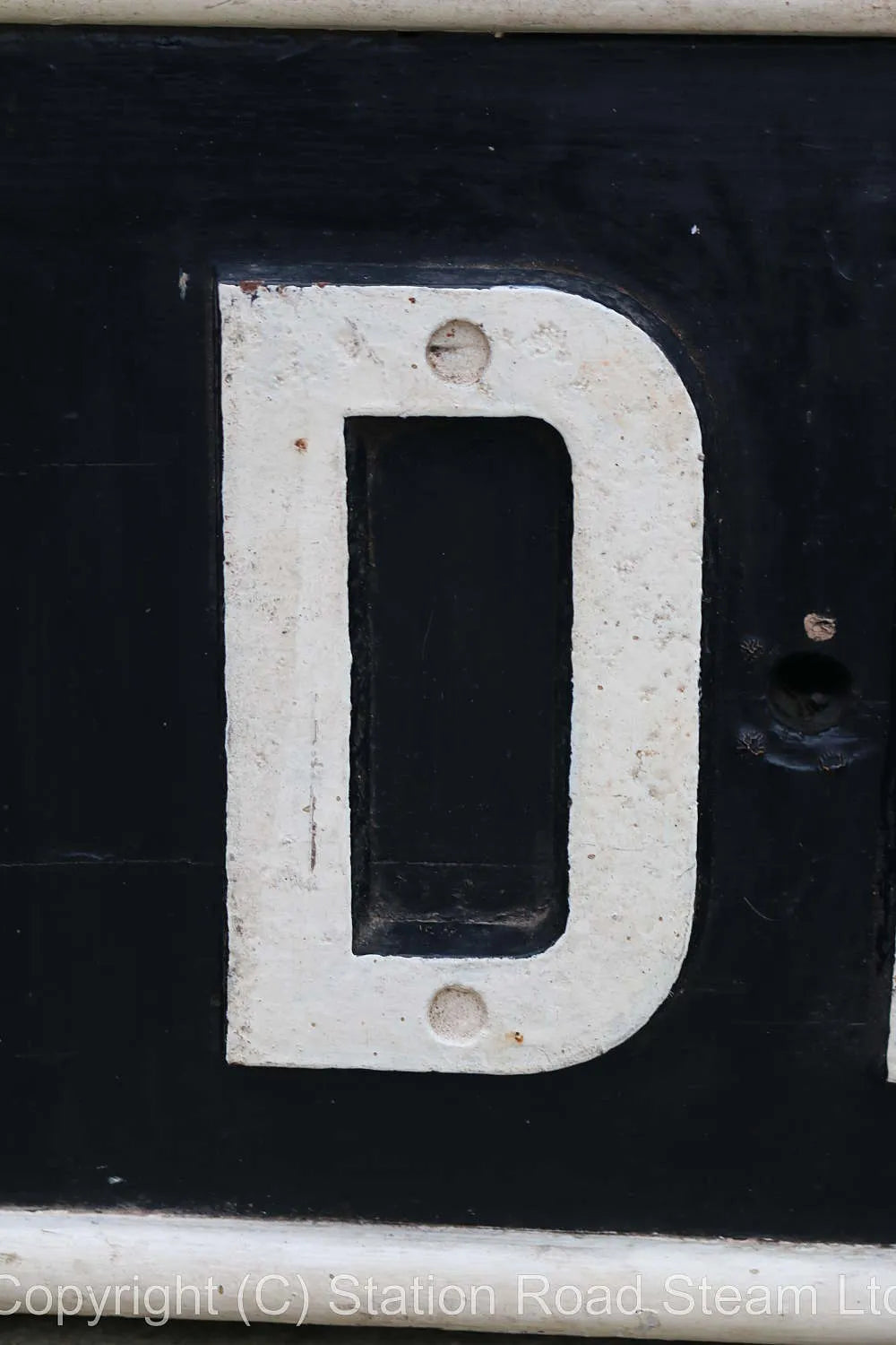 LNWR "Draughton Sidings" sign board