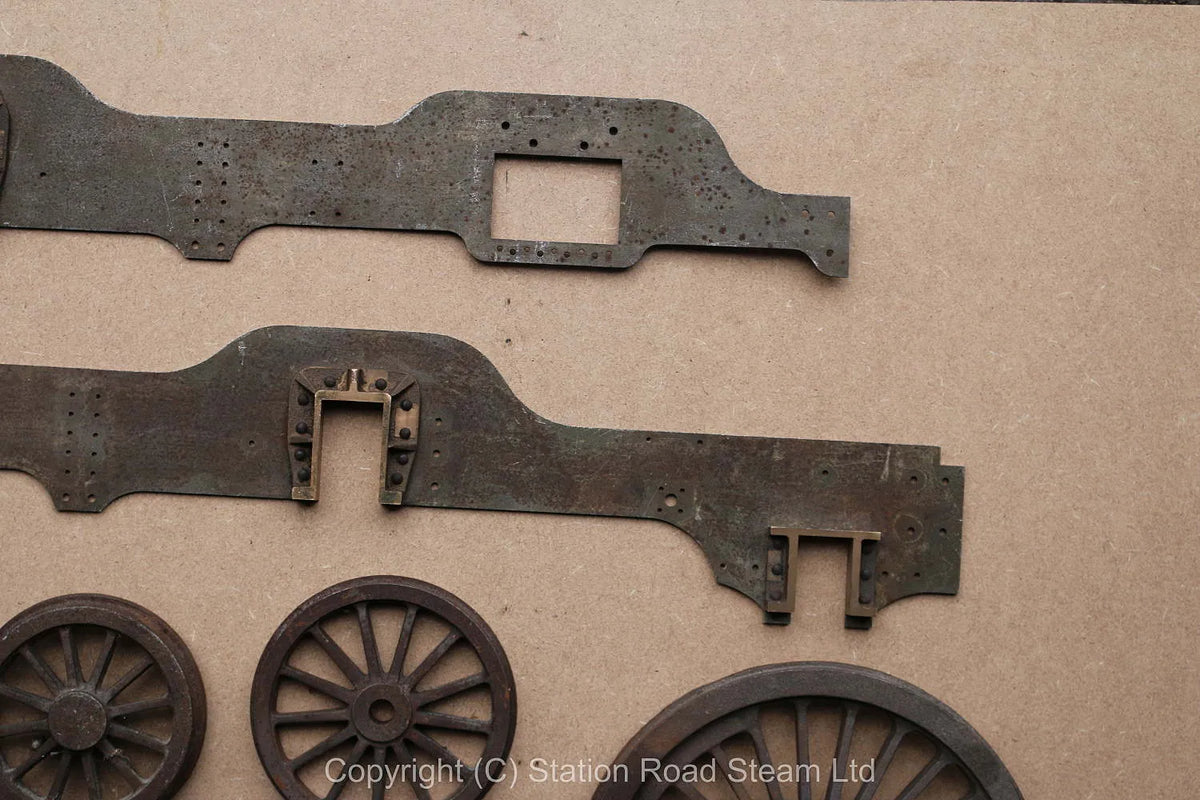 5 inch gauge Stirling 8 foot Single frames & wheel castings