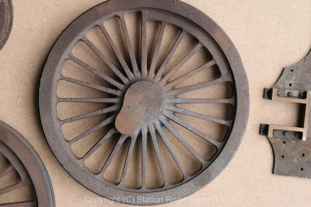 5 inch gauge Stirling 8 foot Single frames & wheel castings