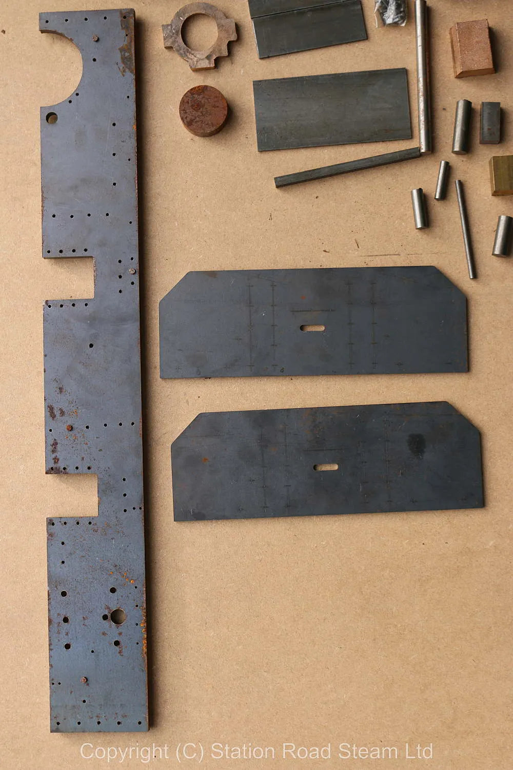 Sweet Pea castings and laser cut frames