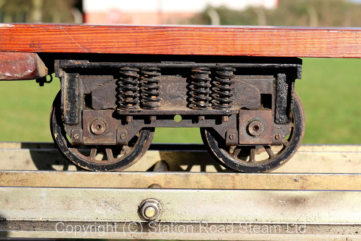 3 1/2 inch gauge bogie trolley