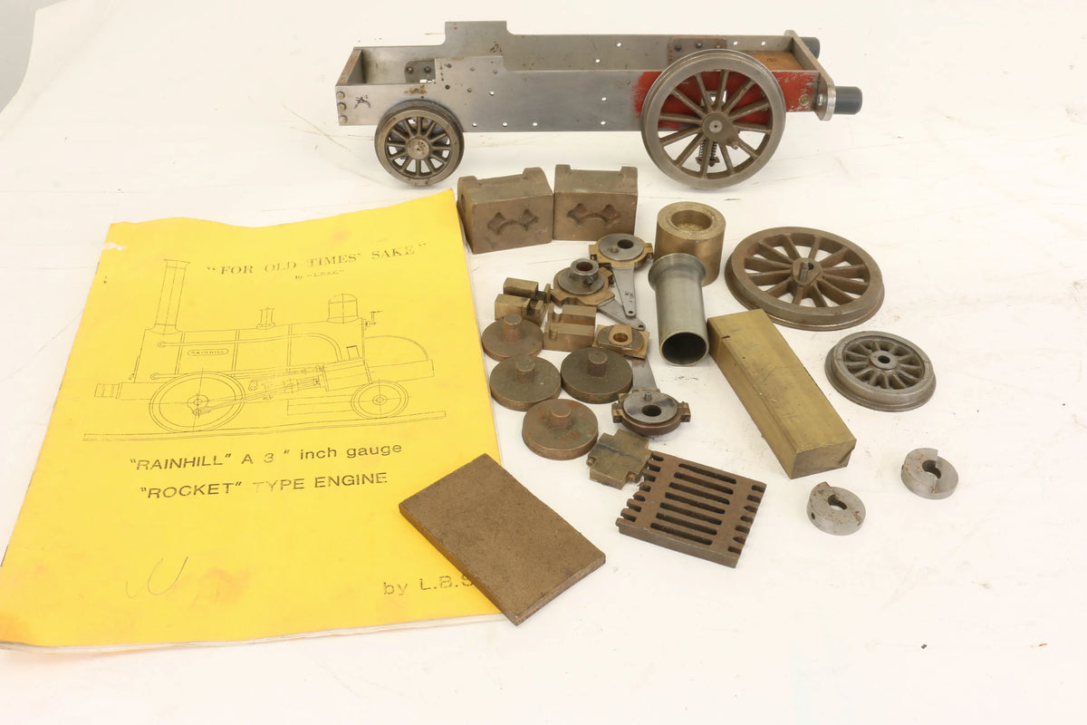 Part-built 3 1/2 inch gauge "Rainhill"