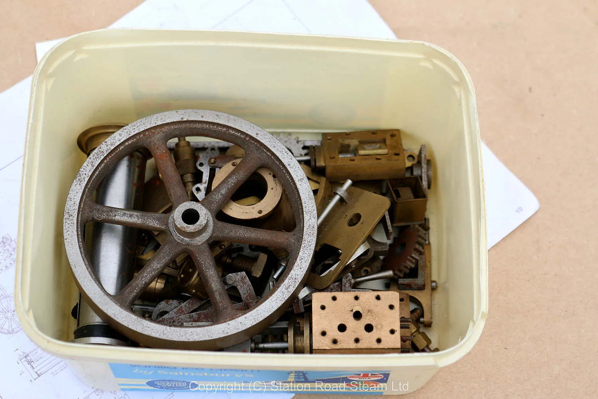 Part-built 1 inch scale "Minnie" traction engine