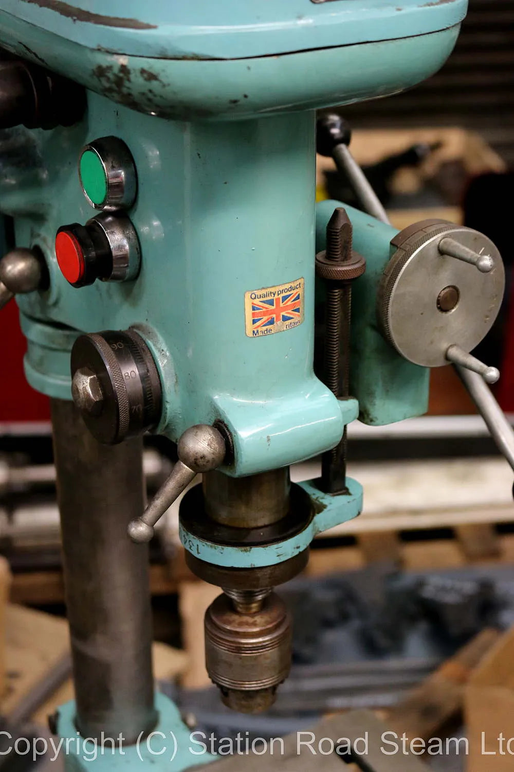 "Fobco" floor standing drilling machine