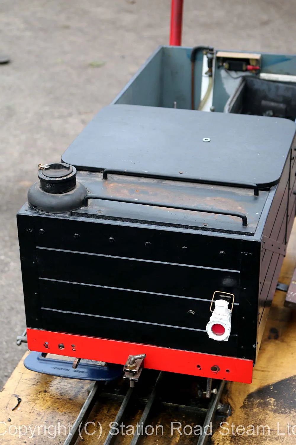 7 1/4 inch gauge braked driving truck