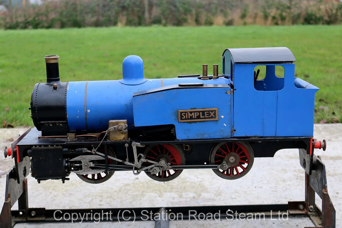 Part-built 5 inch gauge "Simplex" 0-6-0T