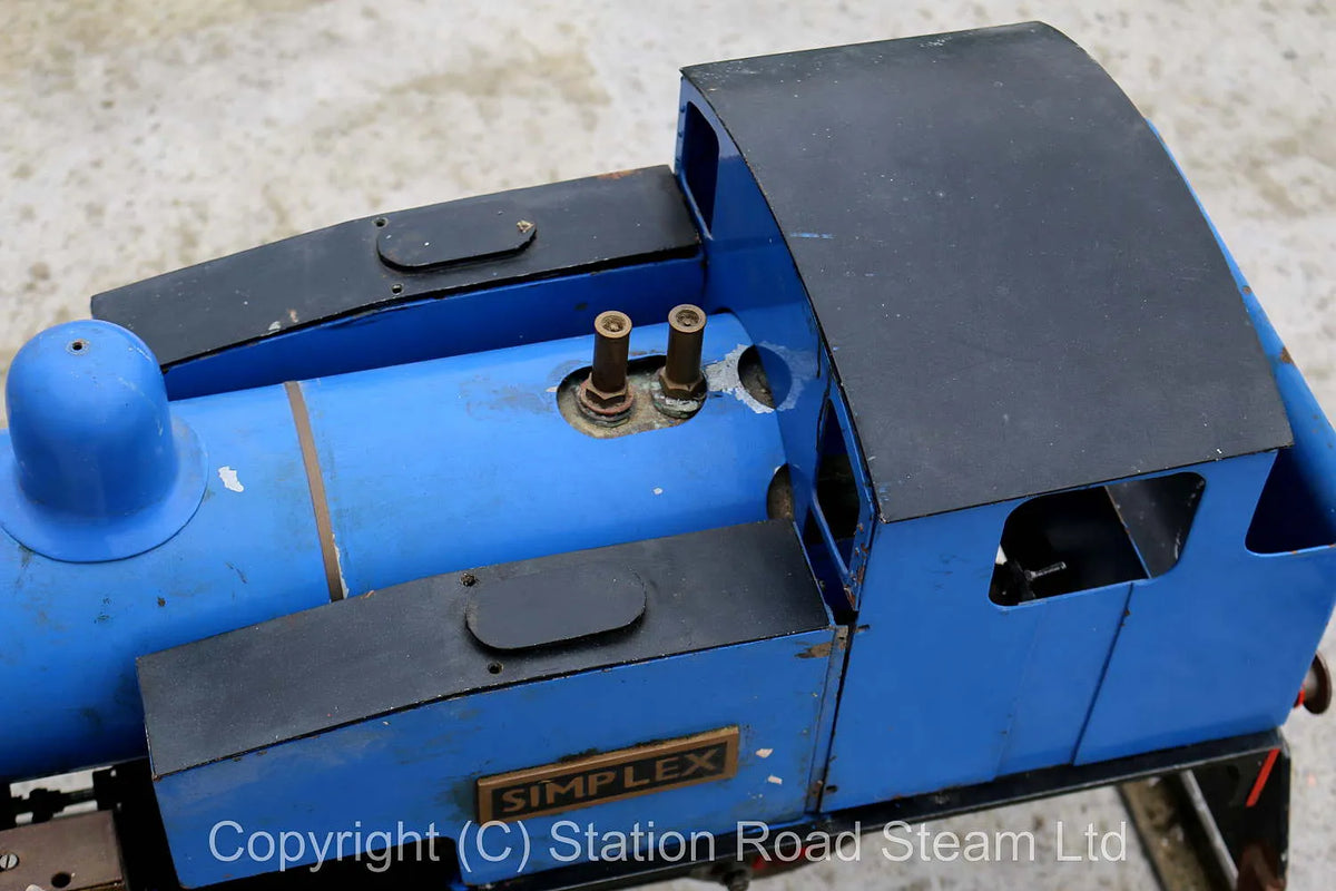 Part-built 5 inch gauge "Simplex" 0-6-0T