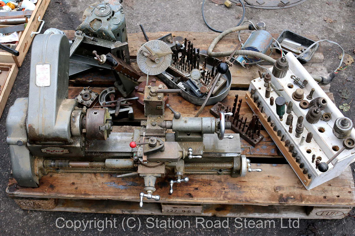 Myford Speed 10 lathe with accessories
