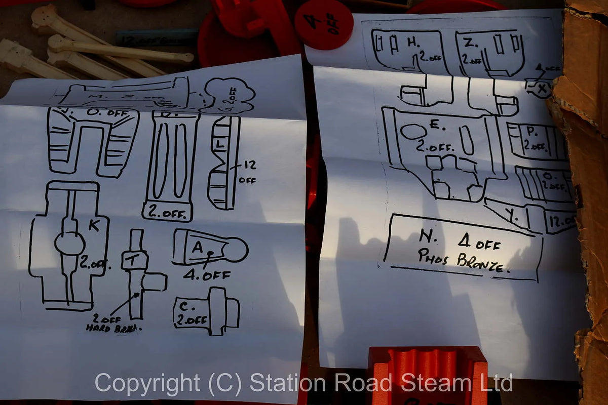 Boiler, patterns & castings for 5 inch gauge LMS "Royal Scot"