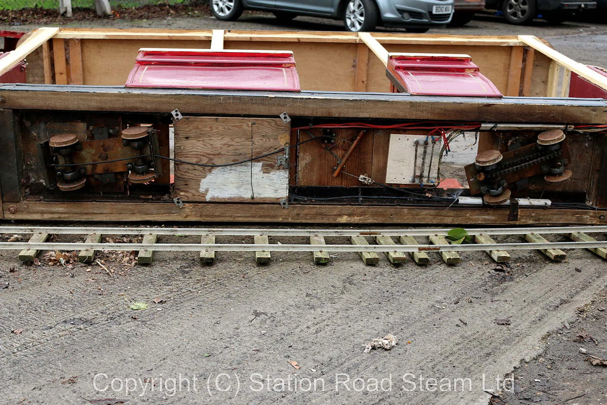 5 inch gauge battery electric tram