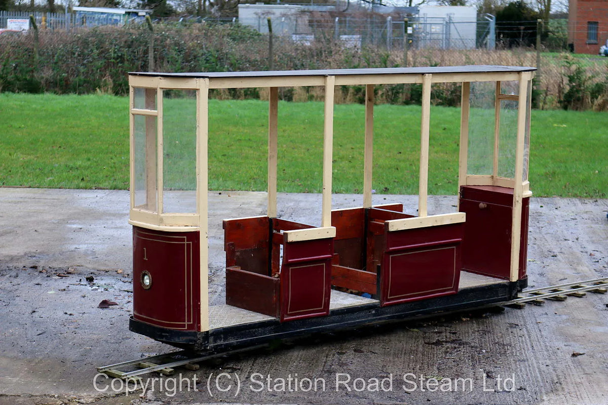 5 inch gauge battery electric tram