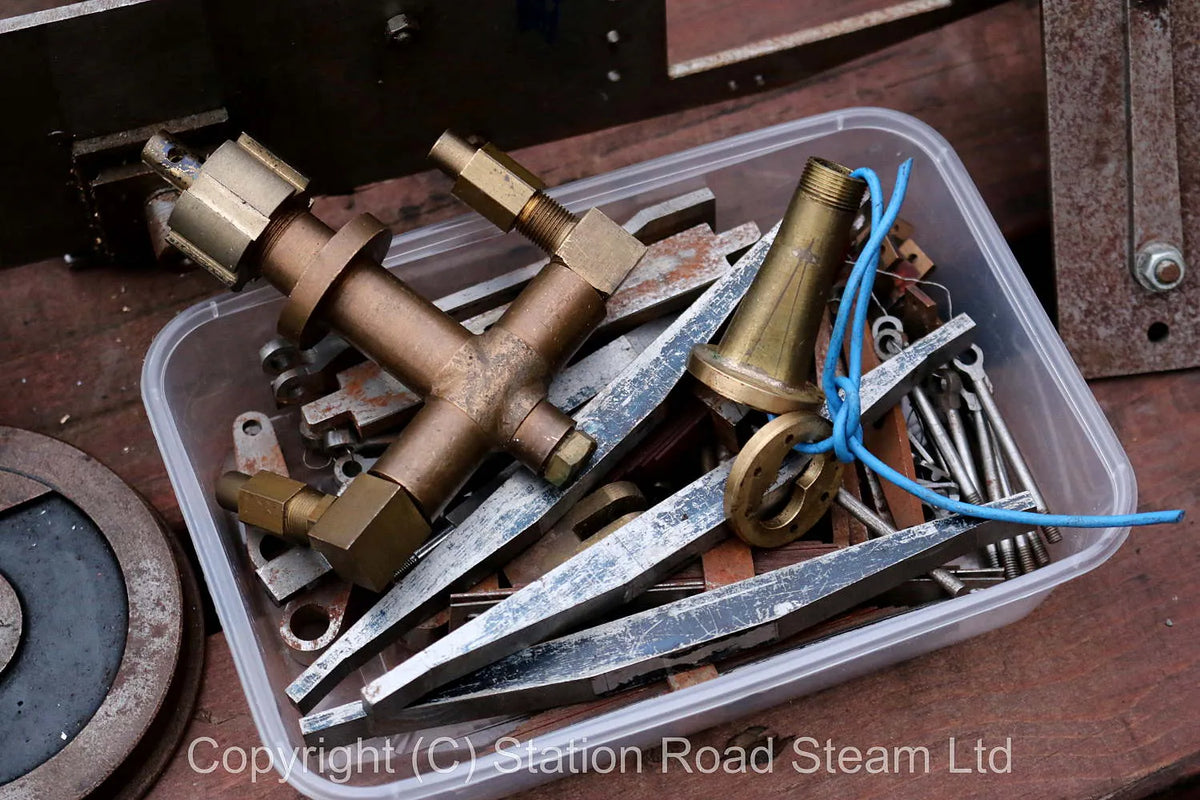 Part-built 3 1/2 inch gauge "Conway" 0-4-0T with boiler kit