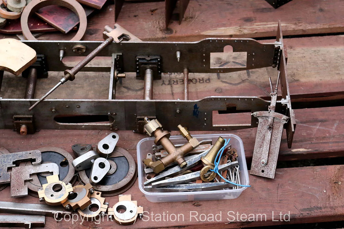 Part-built 3 1/2 inch gauge "Conway" 0-4-0T with boiler kit