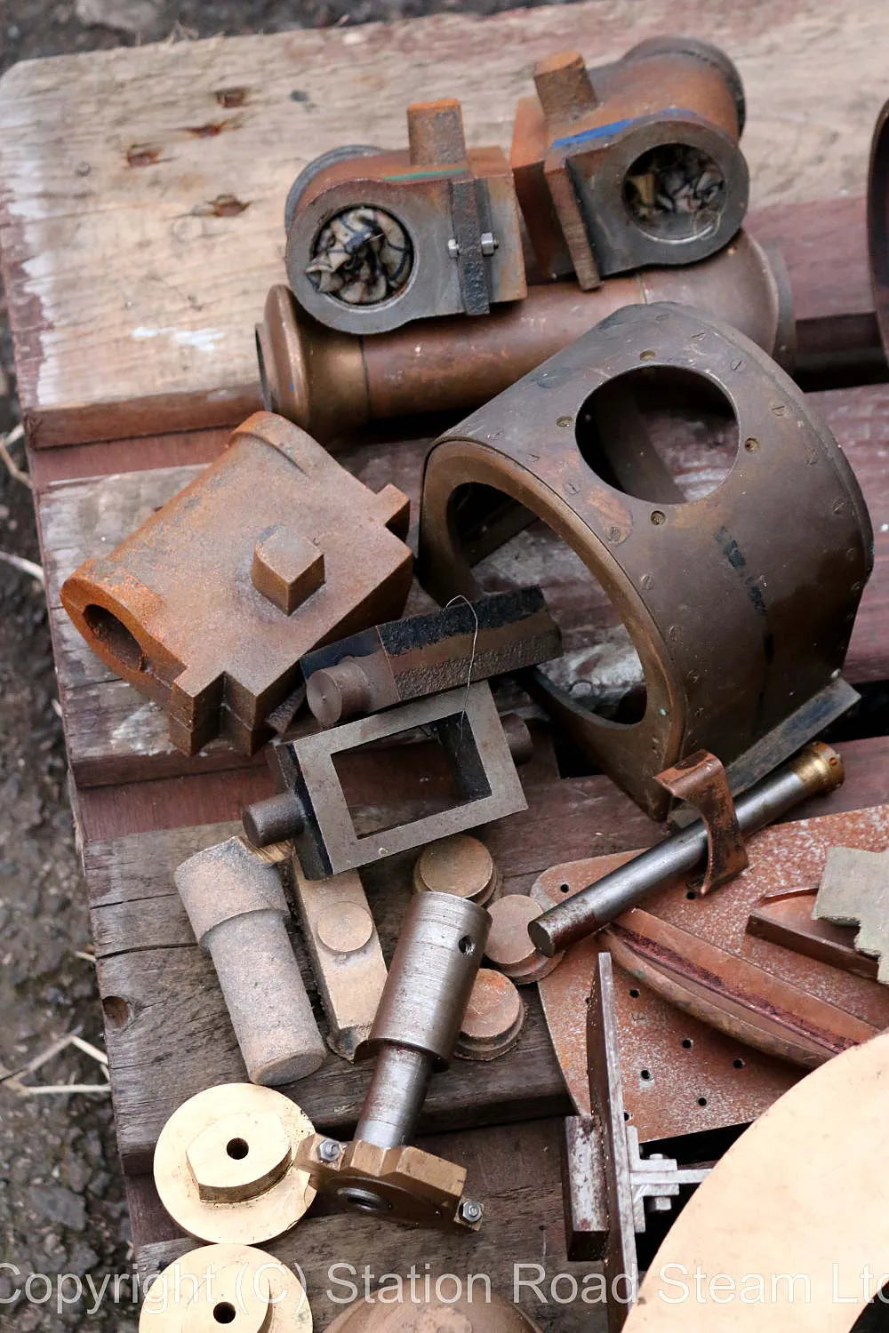 Part-built 3 1/2 inch gauge "Conway" 0-4-0T with boiler kit