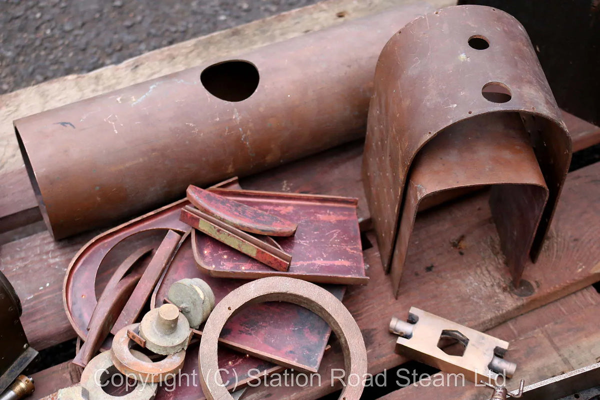 Part-built 3 1/2 inch gauge "Conway" 0-4-0T with boiler kit