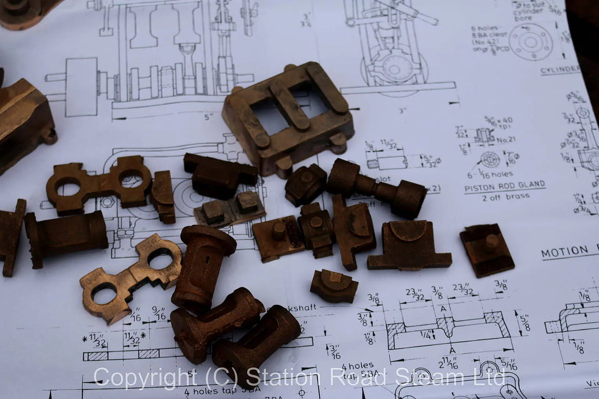 "Borderer" stationary engine castings